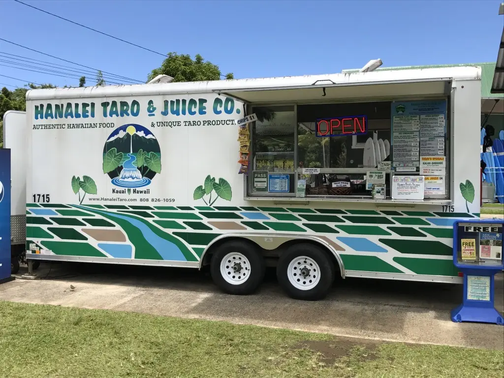 Where To Eat In Kauai - Food Trucks - Hanalei Town