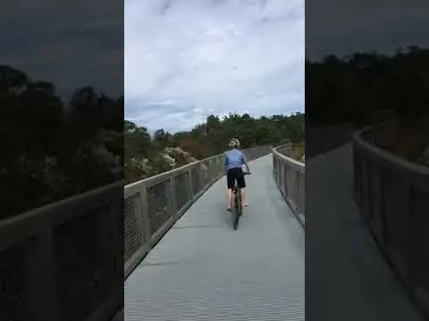 Biking the Breakwater Junction Trail at Gordon&#39;s Pond in Lewes Delaware - YouTube