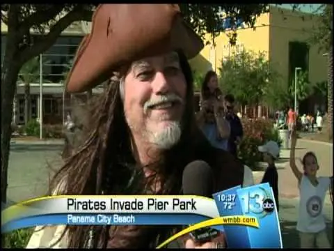 &#39;Pirates of the High Seas&#39; Invade Panama City Beach - YouTube