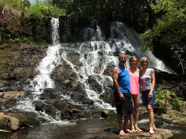 Hike To A Waterfall - Ho'opi'i Falls - Kauai - Hawaii