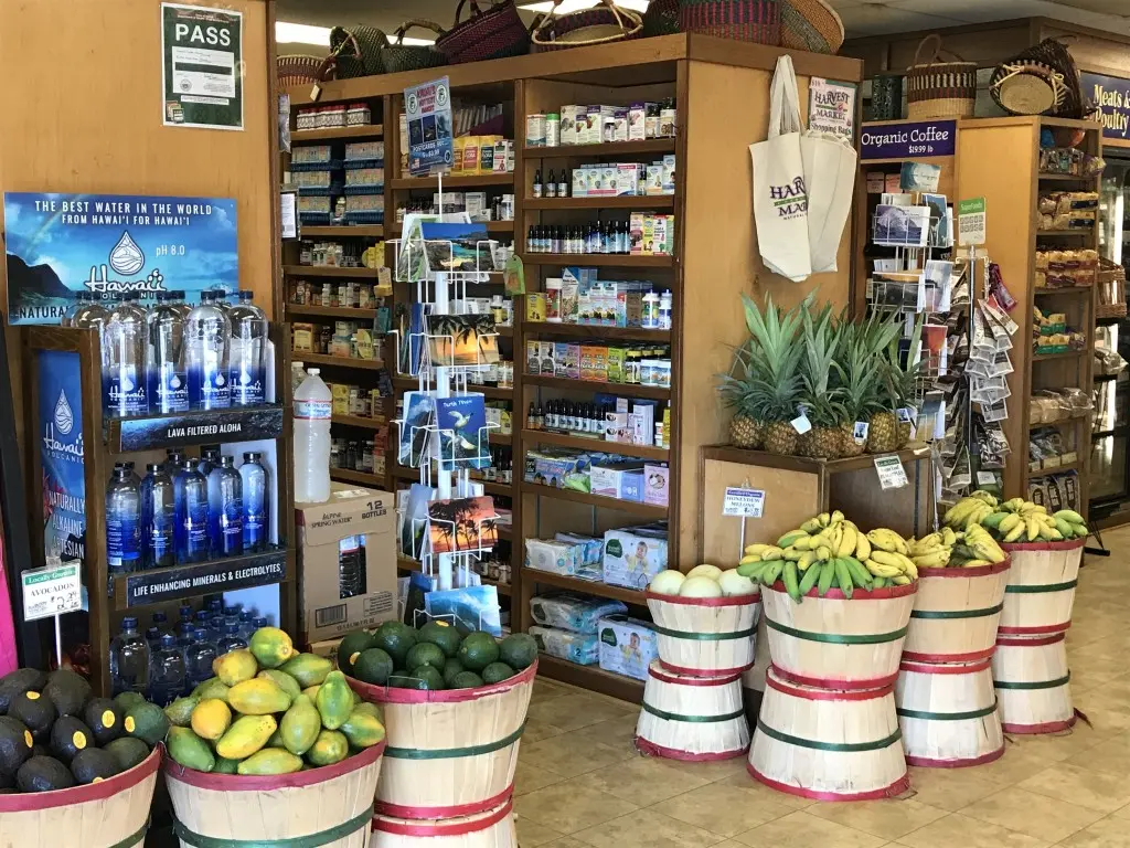 Where To Buy Organic Groceries On Kauai - Harvest Market In Hanalei