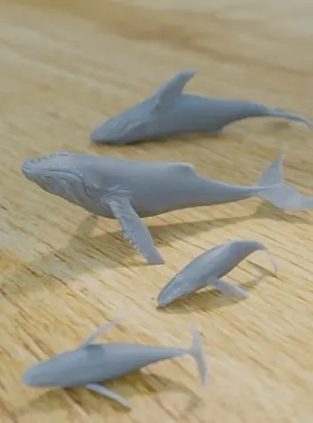 How to Create a Miniature Diorama with the World's Smallest Whale Figu