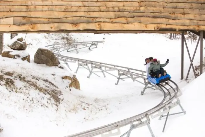 Winter Coaster Riding At Okemo & Killington Areas