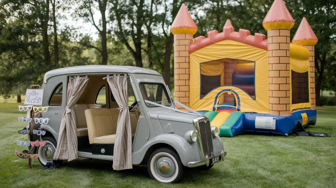 How to Incorporate a Wedding Bounce House into Your Photo Booth