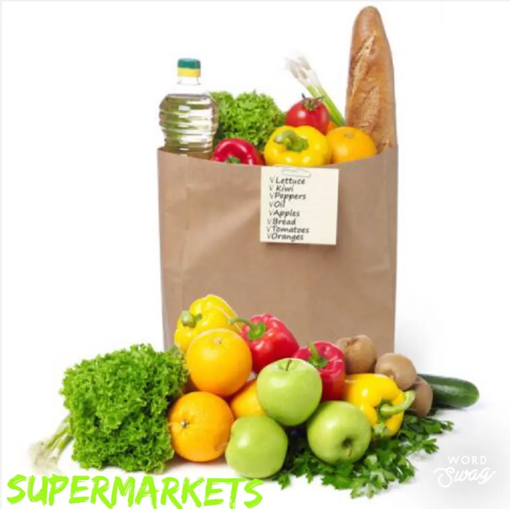 SUPERMARKETS in our area