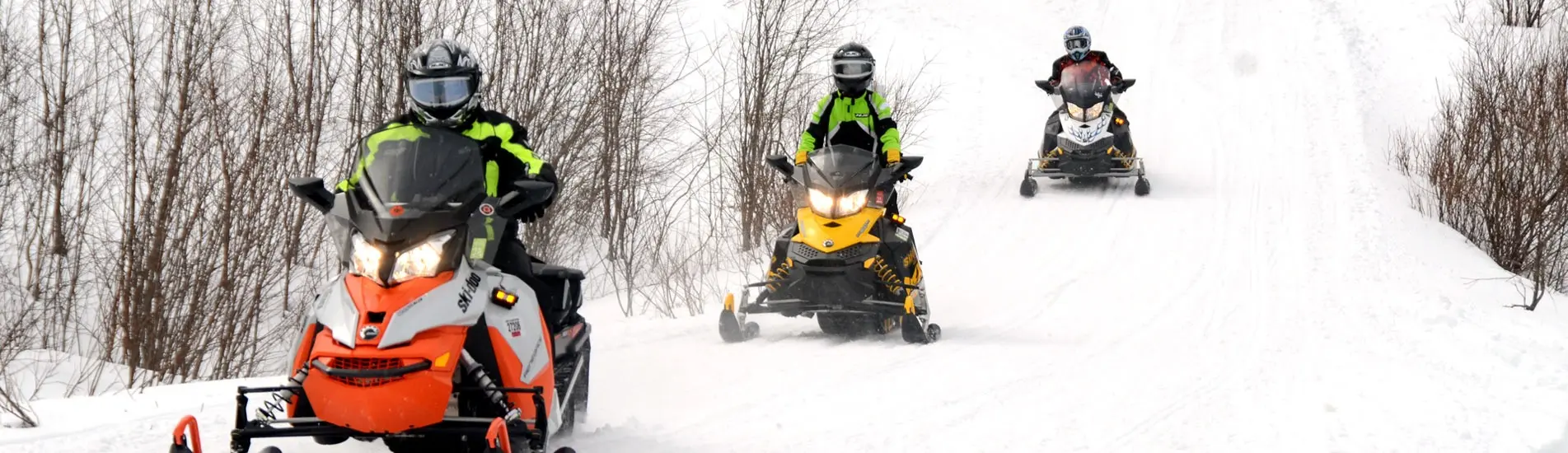 Snowmobiling In The Okemo~Killington Area