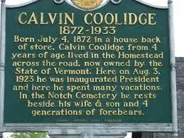 CALVIN COOLIDGE HOMESTEAD in